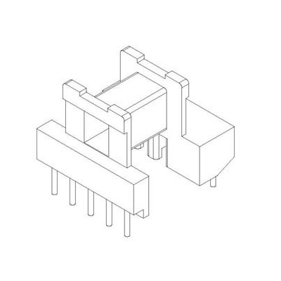 CQ-EE-1608-3/EE-16卧式(5+5PIN)