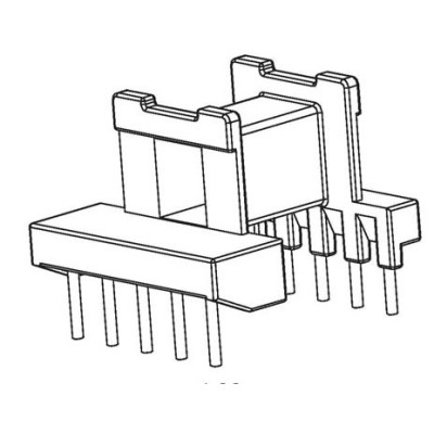 CQ-EE-1608-4/EE-16卧式(5+5PIN)