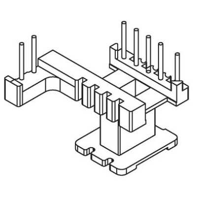 CQ-EI-1302/EI-13立式(5+2PIN)