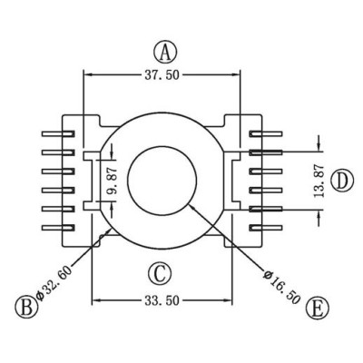 CQ-POT-4018/POT-40立式(6+6PIN)