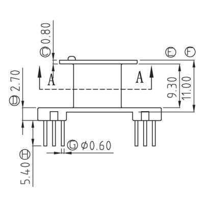 CQ-RM-0804/RM-08立式(6+6PIN)