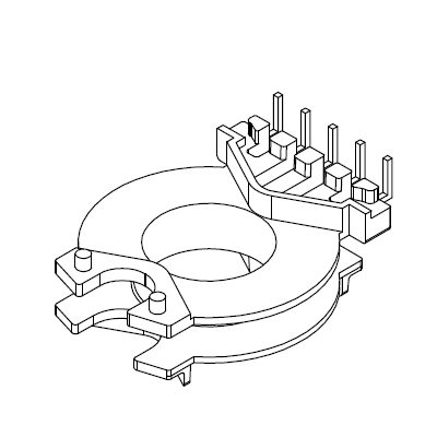 CV-4001 CV40立式单边5PIN  方针L脚  有外壳