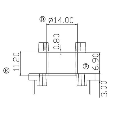 YX-PQ2618/PQ26立式(6+6)PIN