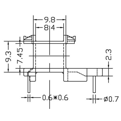 YX-EE1611/EE16立式(5+2)PIN