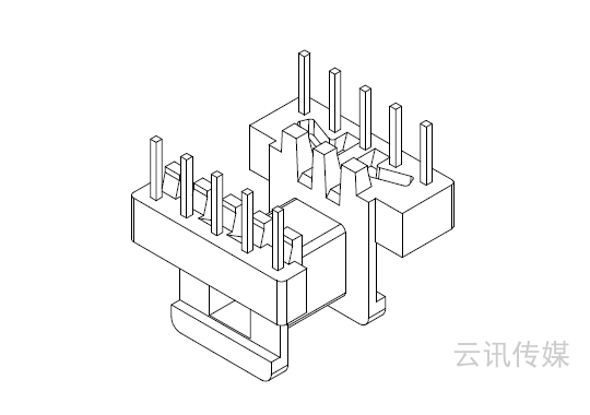 EE-1608-5 卧式5+5方针 EE1608图1