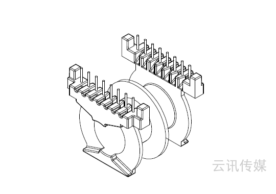 PQ-5054卧式双槽8+8带支点PQ5050图1