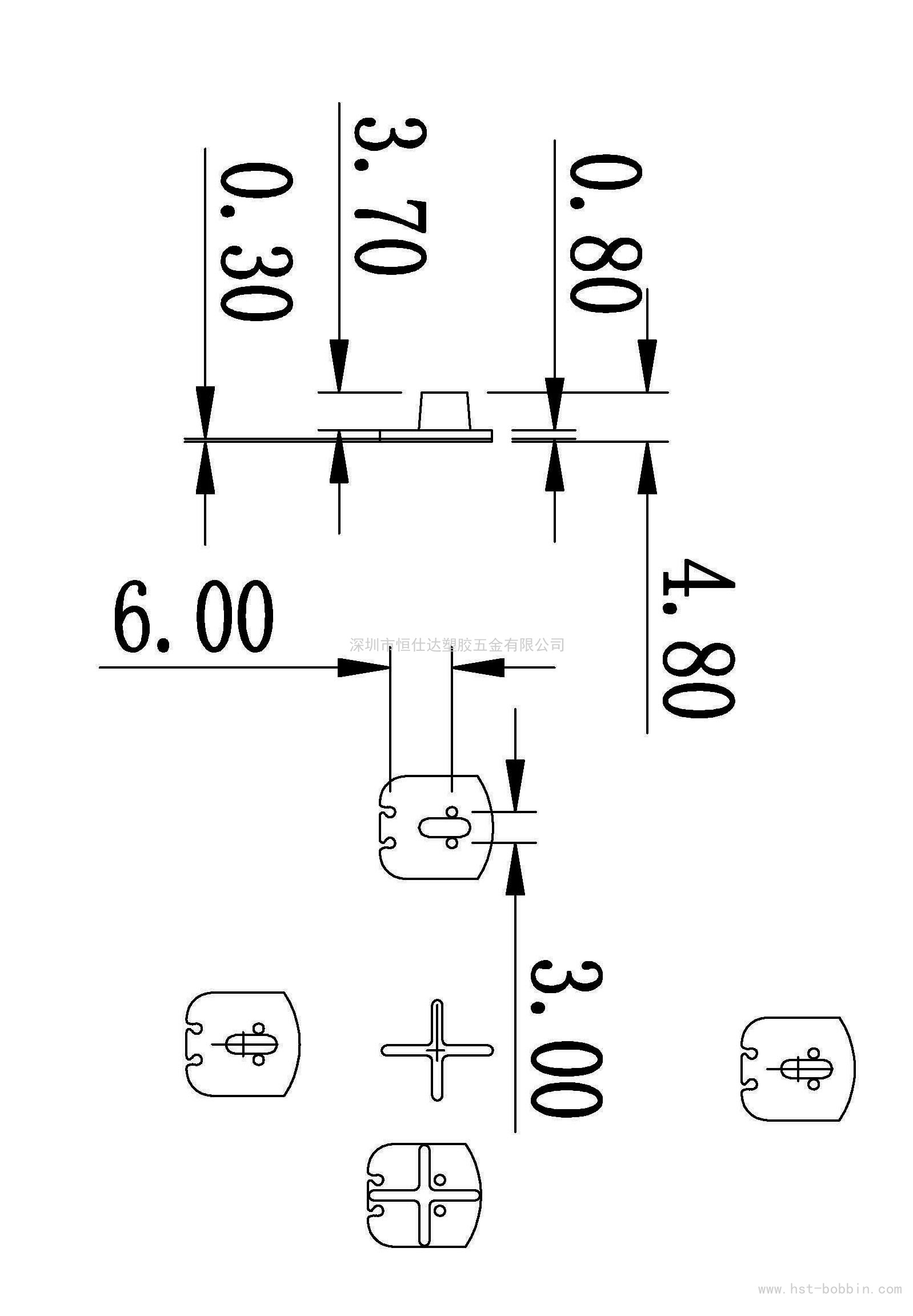 EPC-14.5/EPC14.5配套953磁环底座