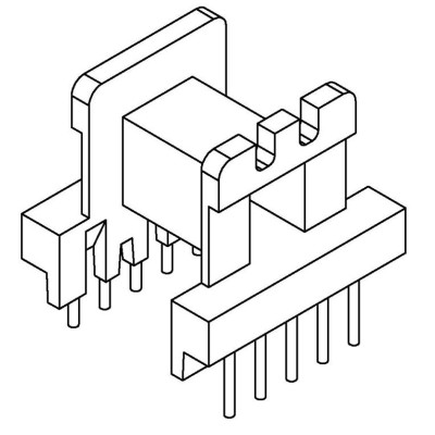 EE-1611-1/EE16卧式(5+5PIN)