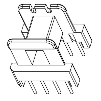 EE-1609-1/EE16卧式(4+4PIN)