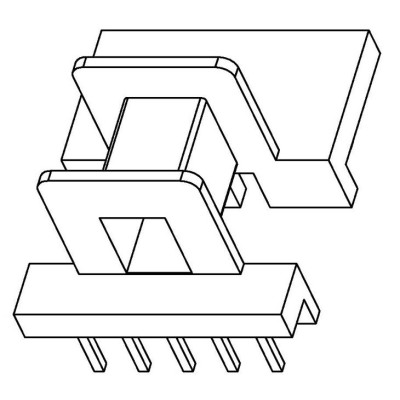 EE-1608-6/EE16卧式(2+5PIN)