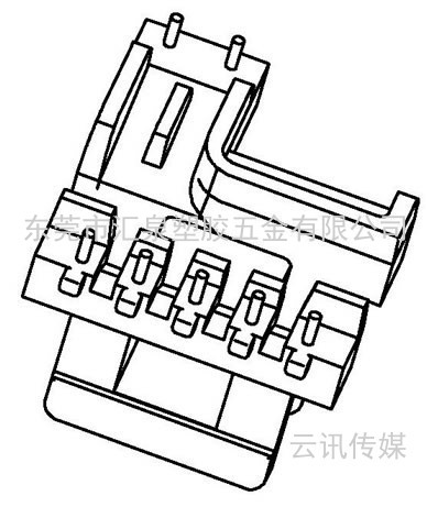 HT-EE-18/EE18卧式(5+2PIN)