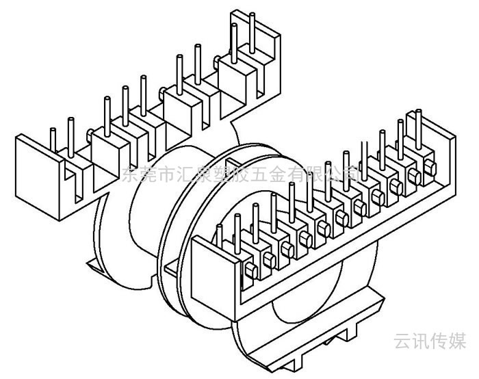 HQ-ETD-54/ETD54卧式(12+9PIN)