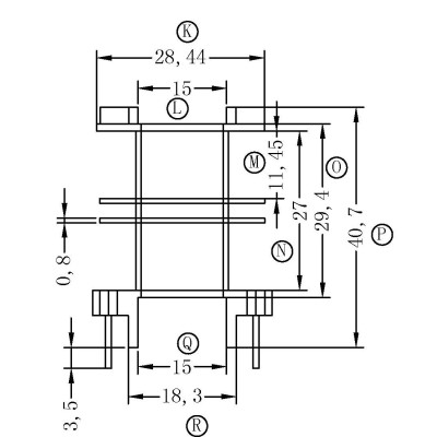 RH-EC-40-1/EC40立式(6+6PIN)