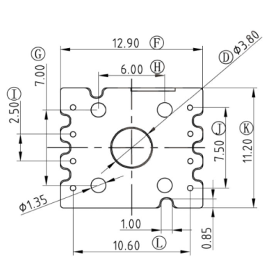 BASE-0906卧式4+4P