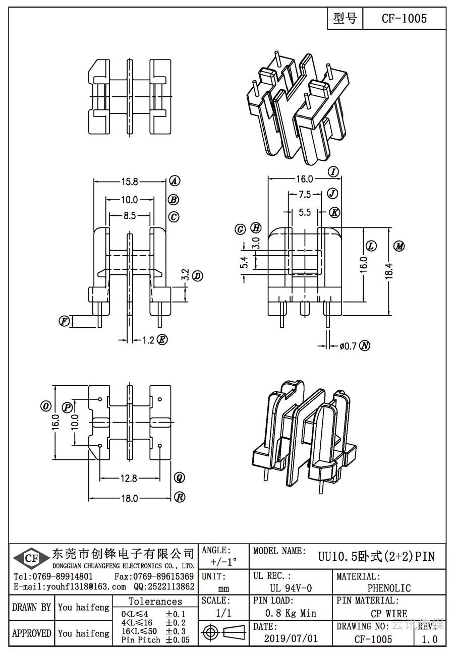 CF-1005/UU10.5卧式(2+2)PIN