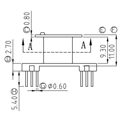 RM-0804/RM08立式(6+6PIN)