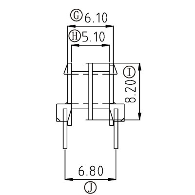 EE-8.3/EE-8.3臥式(2+2)PIN