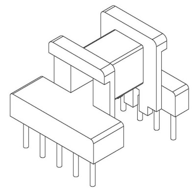 EE-1608卧式(5+5)PIN 排距：15.50