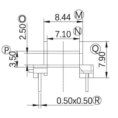 EM-1504卧式(4+3)PIN方针