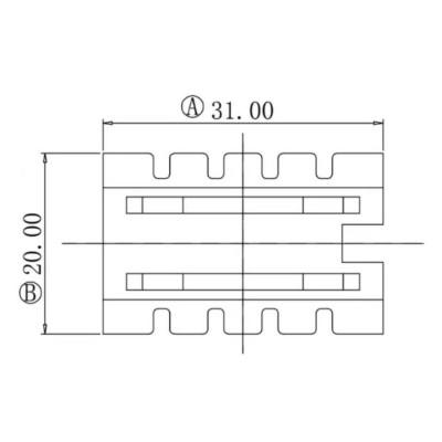 XWC-BASE磁环底座(5+5)P