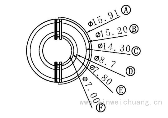 XWC-CASE-14 CASE14X9X5磁环白壳