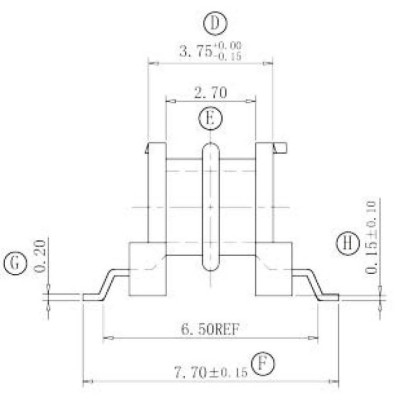 XWC-EE-5.0/EE5.0SMD卧式双槽(3+3)P