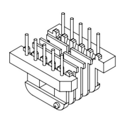 XWC-EE-1909/EE19卧式四槽(5+5)P直插