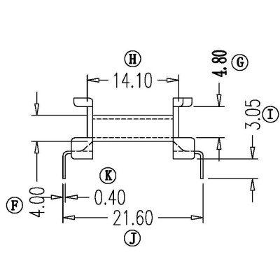 XWC-EPC-19/EPC19卧式单槽(6+6)PL脚