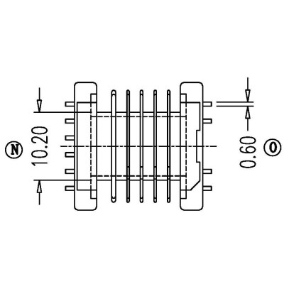 XWC-EPC-19/EPC19卧式六槽(4+6)PL脚