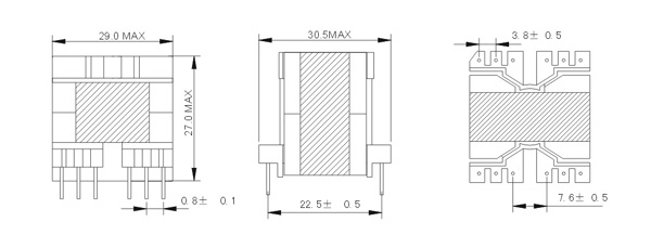 PQ系列高频变压器