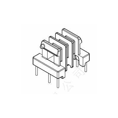 EE-1201  卧式3+3PIN