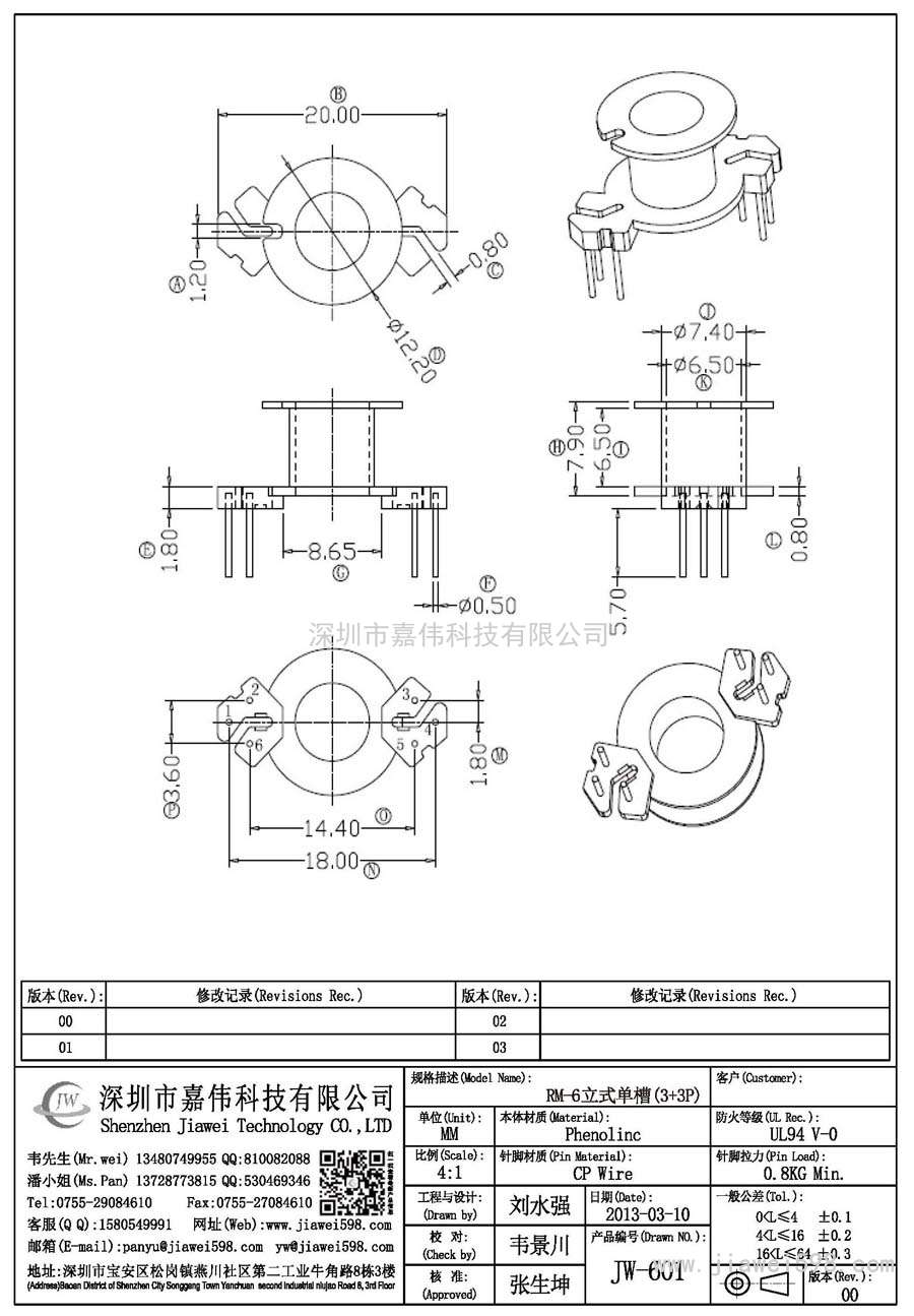 JW-601/RM-6立式單槽(3+3P)