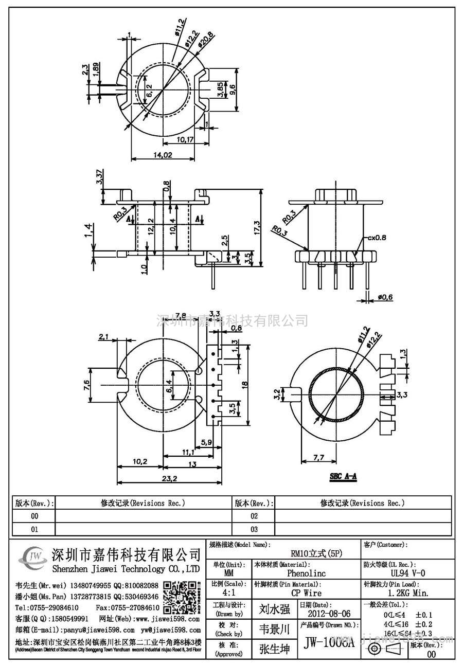 JW-1006A/RM10立式(5P)