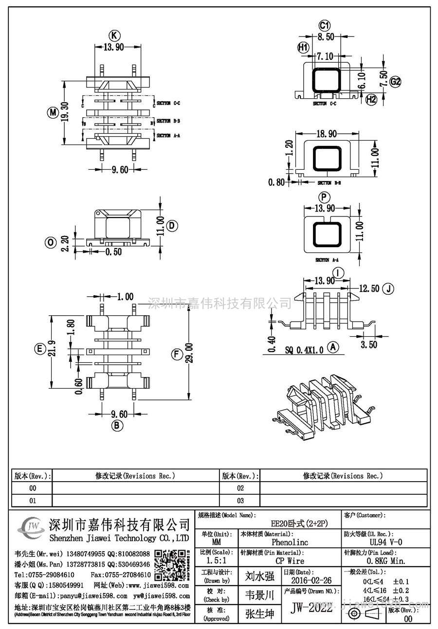 JW-2022/EE20卧式(2+2P)