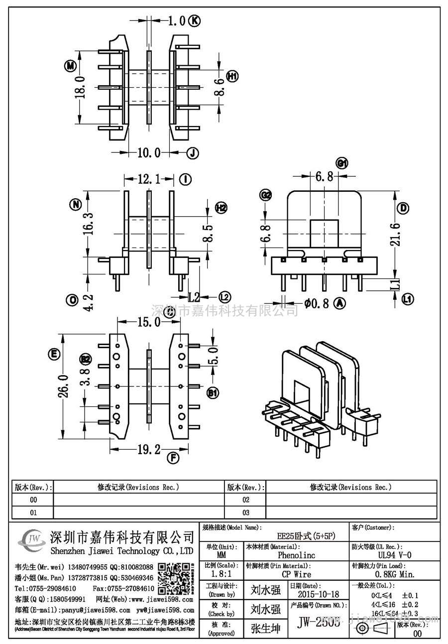 JW-2505/EE25卧式(5+5P)