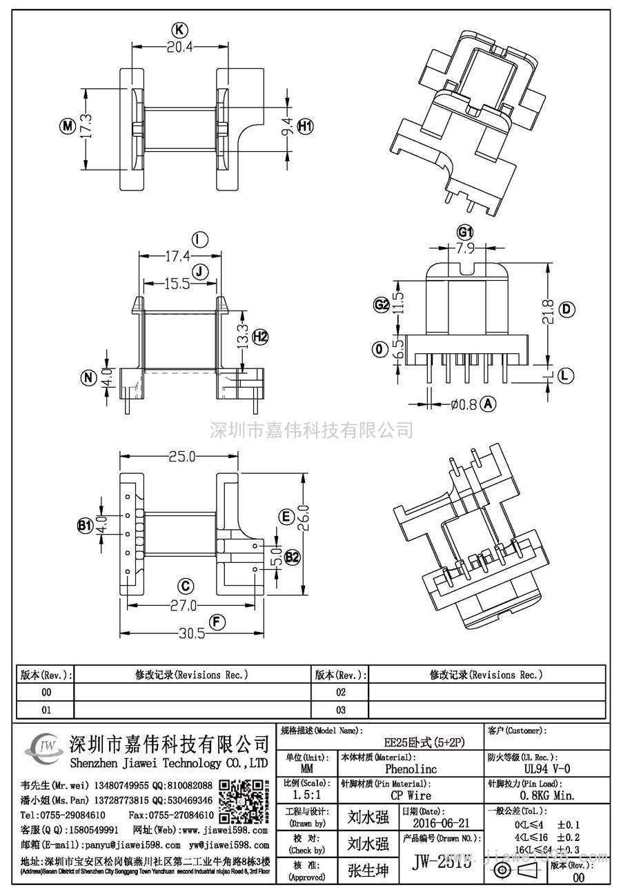 JW-2515/EE25卧式(5+2P)