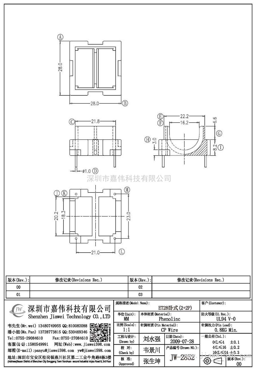 JW-2852/ET28臥式(2+2P)
