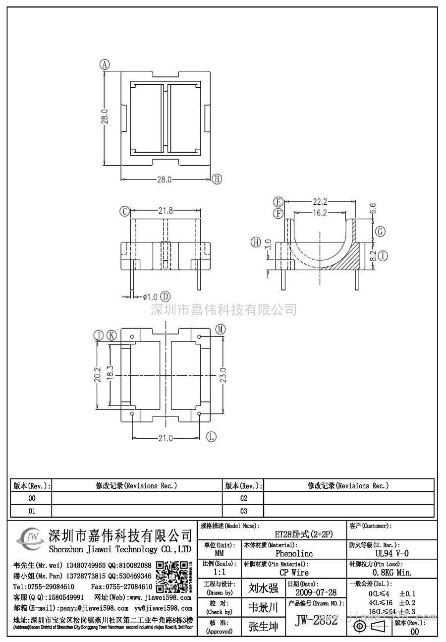 JW-2852/ET28卧式(2+2P)