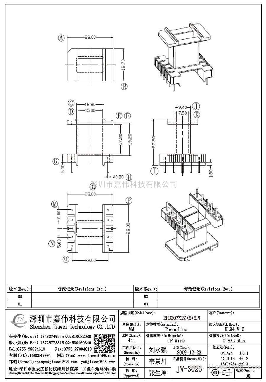 JW-3020/EFD30立式(5+5P)