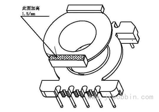 EER30(5+5)P立式单槽/EER-3019