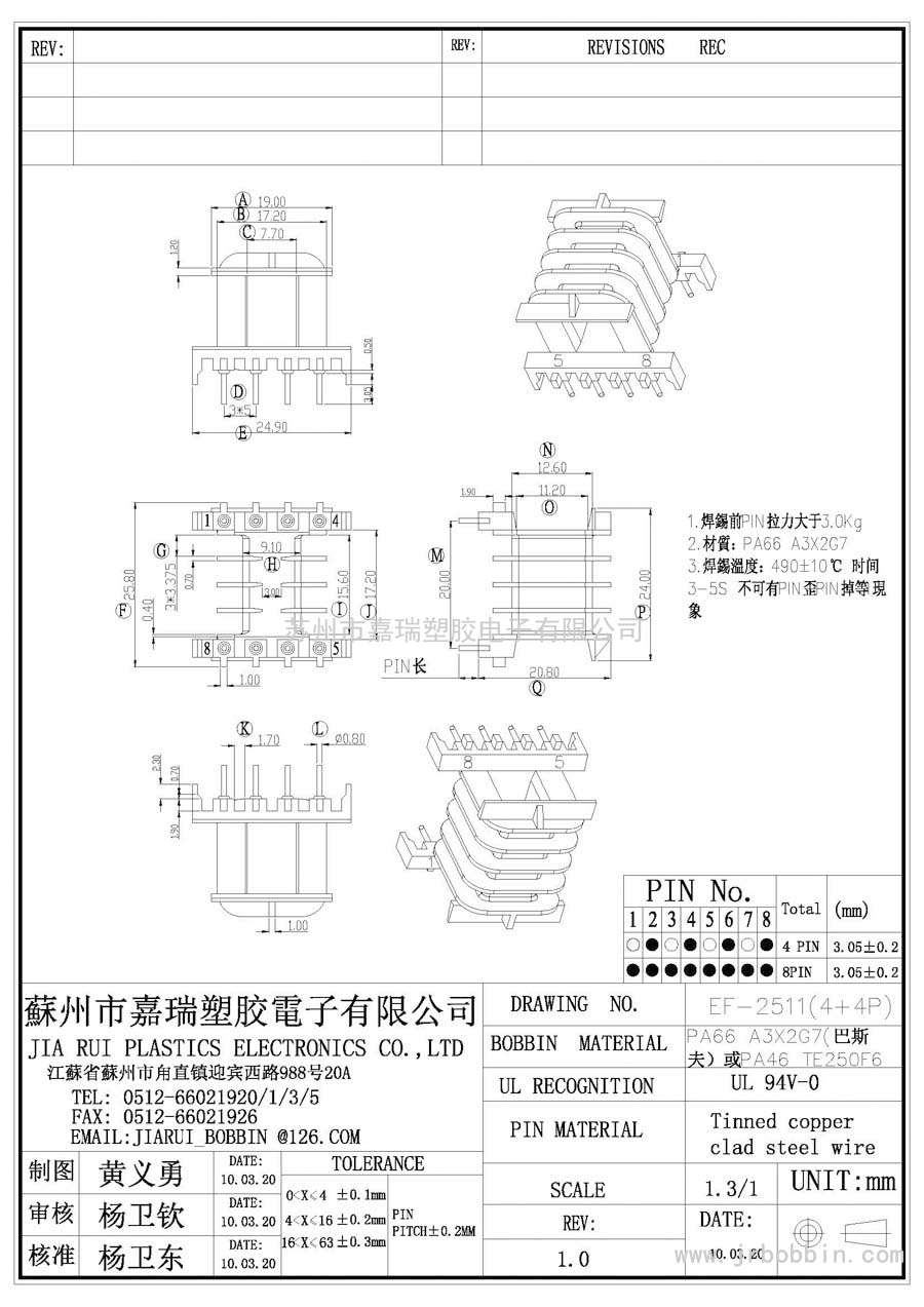 EF25(4+4)P卧式四槽/EF-2511