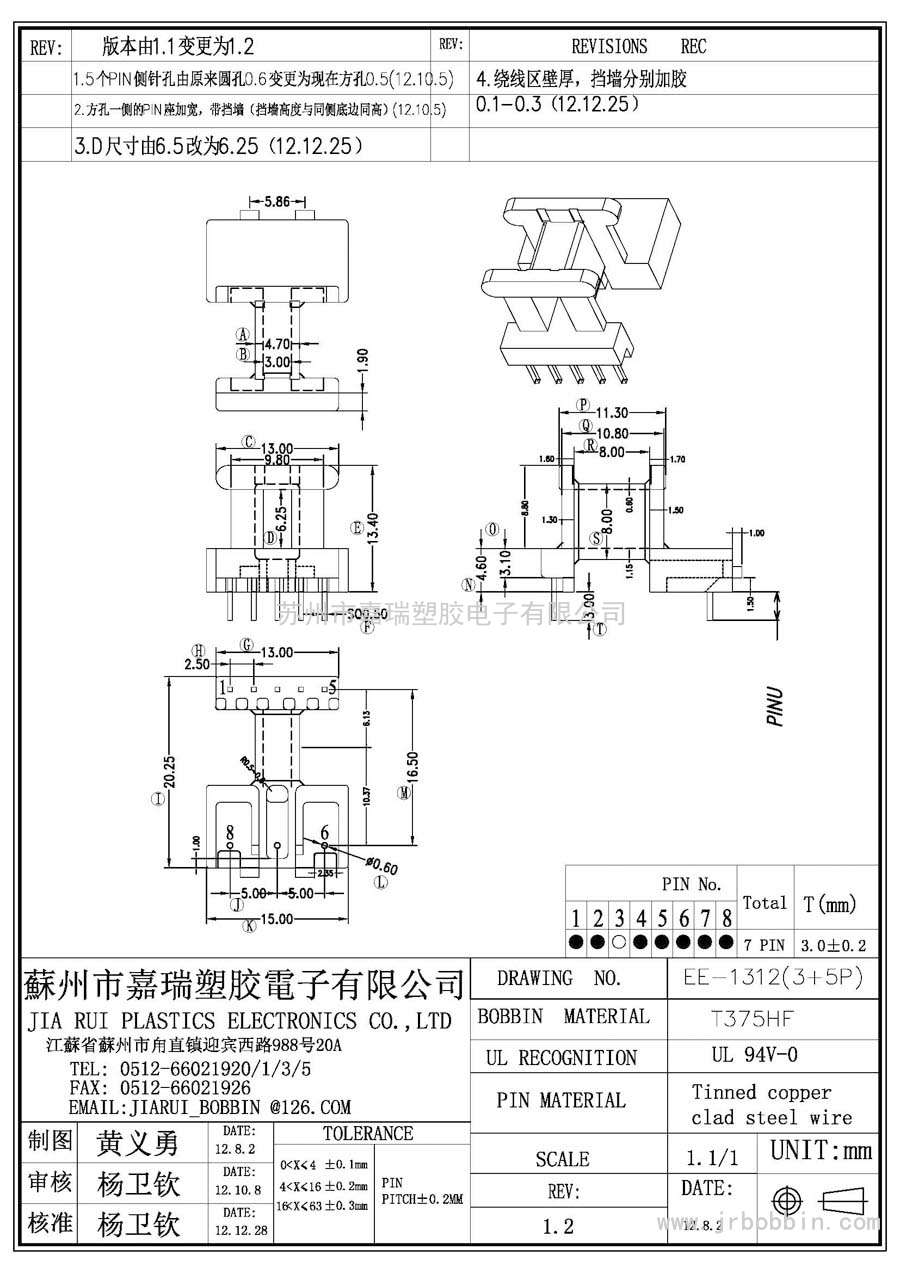 EE13(3+5)P卧式单槽/EE-1312