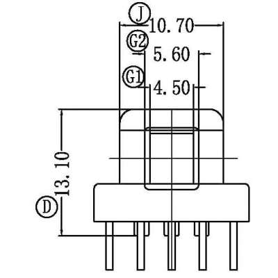 EE16(5+5)P卧式单槽/EE-1608-2