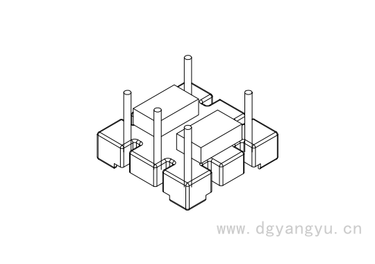 Y-B007-1 T10X6X5 BASE (3+3)图2