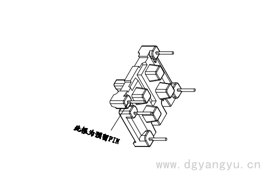 Y-B033-1 SQ1515卧式2+2薄隔板图2