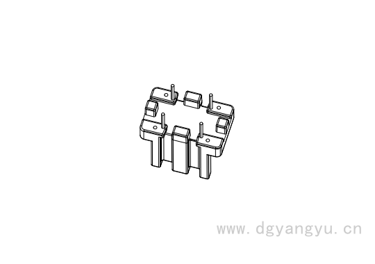 Y-B069A SQ1212立式 2+2 8X7隔片厚1.65mm图2