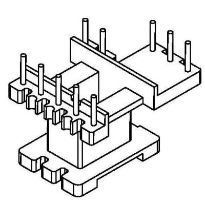 JS-1924/EE19立式(5+2+3PIN)带缺口