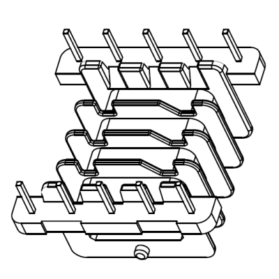 EFD-2516卧式(5+5)PIN-四槽