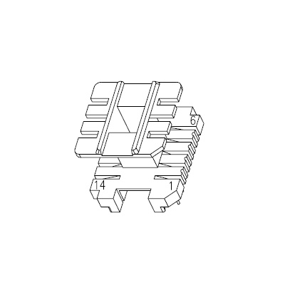 EI60（6+6)P立式单槽EI-6001