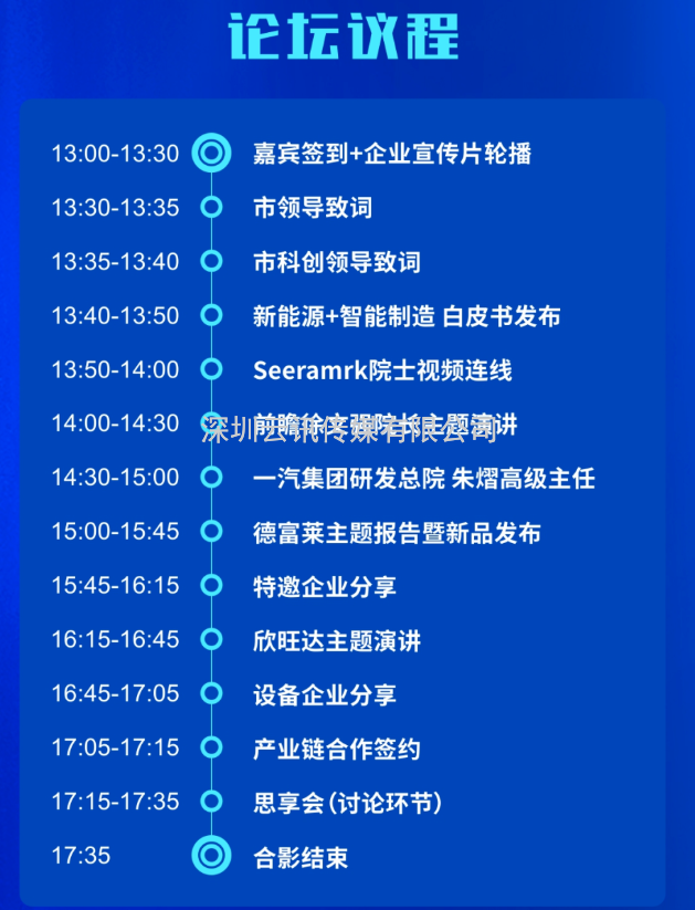 2022深圳先进制造全球化智库峰会 ▎新能源动力电池先进制造技术高峰论